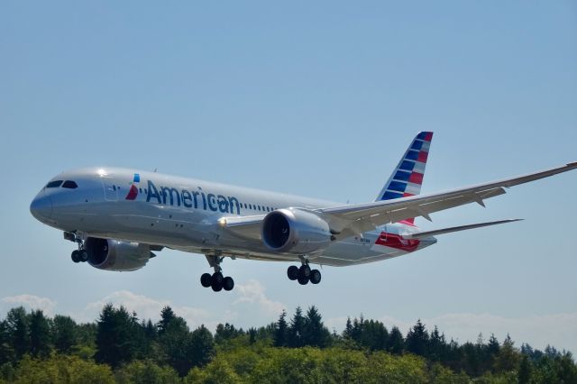 N874AN — - Landing after pre-delivery test flight.