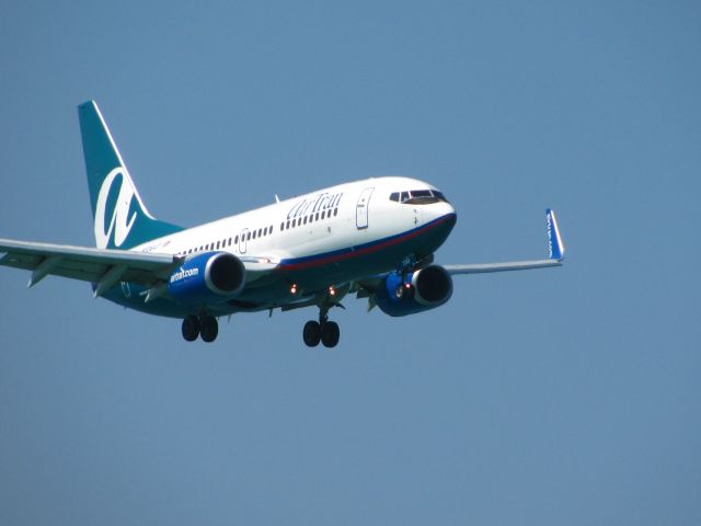 Boeing 737-700 — - Airtran B737-700 preparing to land at Sangster International Airport, Montego Bay, Jamaica