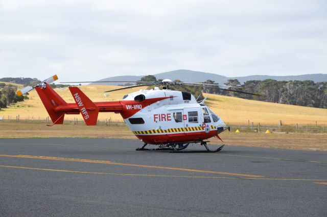 NUSANTARA NBK-117 (VH-VRQ) - "Helitak 202" departing Flinders Island, Feb 2019