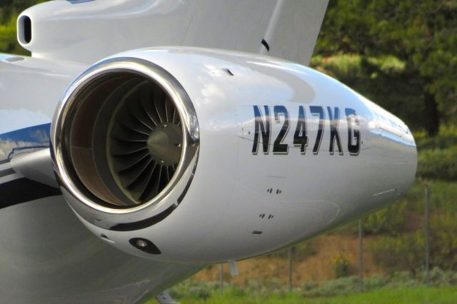 Bombardier Challenger 300 (N247KG) - A photo of the CL30's engine 1