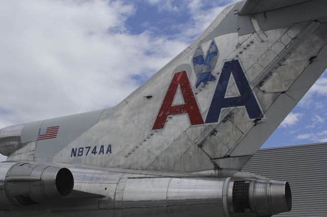 Boeing 727-100 (N874AA) - America Airline B727-200 owned by the Save A Connie Foundation undergoing restoration at KBFI