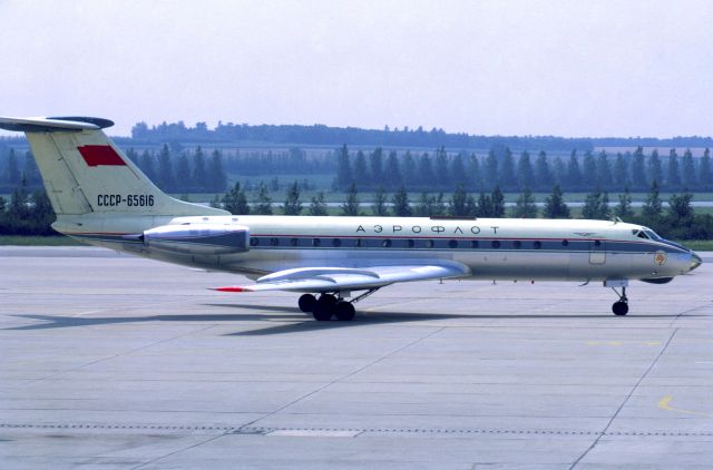 Tupolev Tu-134 (CCCP65616) - August 1969 at Vienna (LOWW)