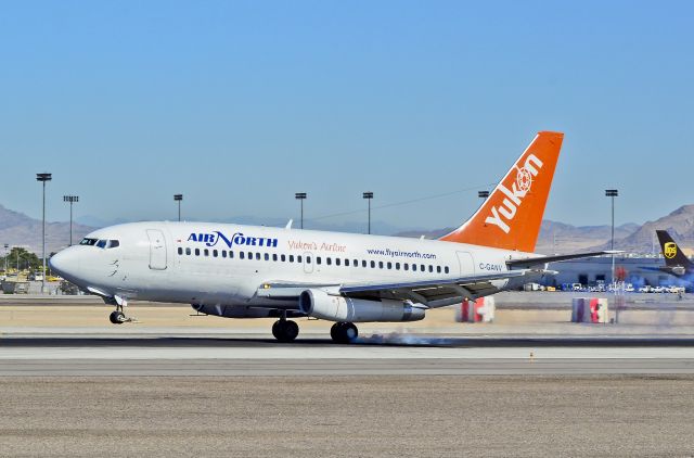 Boeing 737-200 (C-GANV) - C-GANV Air North Yukons Airline 1984 Boeing 737-2X6C/Adv (cn 23122/1036)  - Las Vegas - McCarran International (LAS / KLAS) USA - Nevada, October 18, 2012 Photo: Tomás Del Coro