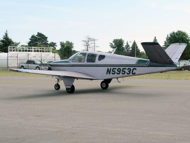 Beechcraft 35 Bonanza (N5953C) - A 1952 model - very nice!