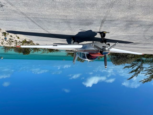 BELLANCA Viking (N73KP) - A beach stop @ Farmers Cay, Bahamas