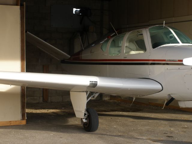 N672B — - Bonanza A35 up dated to M Model  ext bag area, M-wing tips, New V35 radio panel with new daul yoke and all new radios. Newer paint and interior. High speed dated. Over $73,000 into her. Cruise speed 160 knots at 10 gallons a hour. This is a truely beautiful V tail Bonanza.