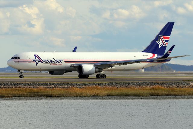 BOEING 767-300 (N349CM) - 'Amerijet 2022' departing back to Cincinnati Northern Kentucky International Airport