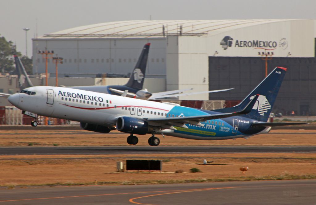 Boeing 737-800 (XA-ZAM) - AeroMexico / Boeing 737-852 / MSN 35120 / XA-ZAM "Inter.mx" / MMMX 03/2021