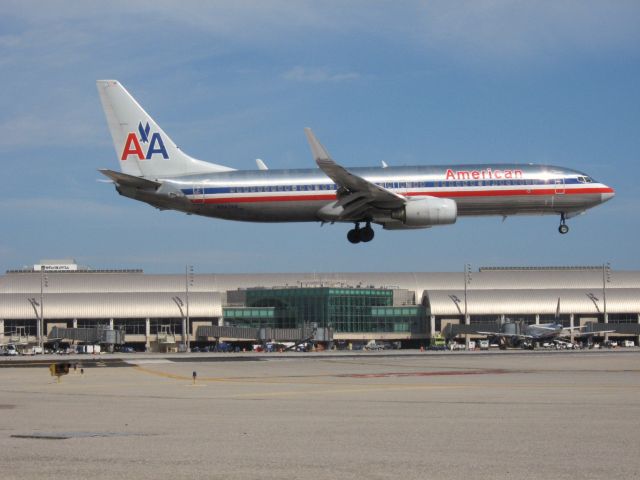 Boeing 737-800 (N947AN) - Landing on RWY 19R