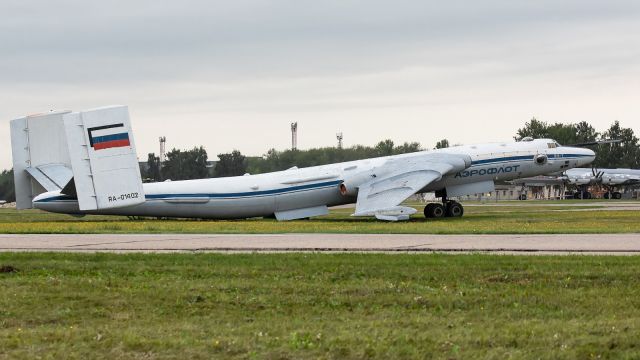 MYASISHCHEV M-4 (RA-01402) - Myasishchev VM-T Atlant (RA-01402) Myasishchev design bureau. Displayed at Long Range Aviation museum.