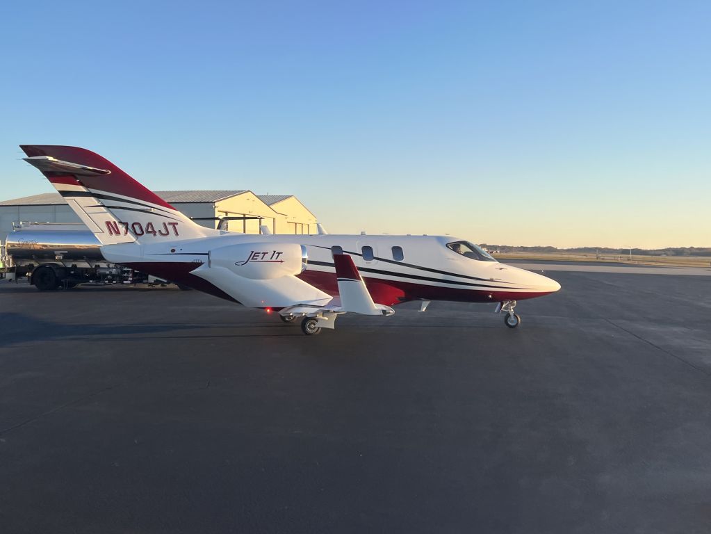 Honda HondaJet (N704JT) - Honda JET taxiing out for a flight to Arizona. 23 NOV 2021.