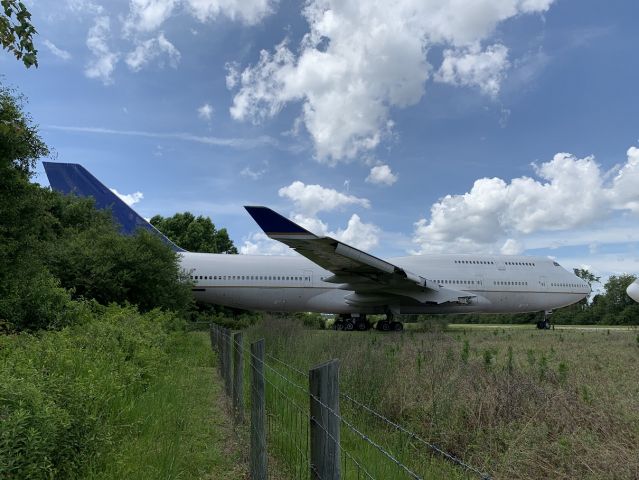 Boeing 747-200 — - Found in an obscure boneyard. 