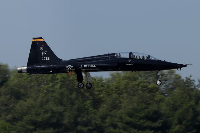 Northrop T-38 Talon (62-3722) - 'GINZU 01' from the 71st Fighter Training Squadron (71st FTS), the 'Ironmen', stationed at Joint Base Langley–Eustis in Hampton, Virginia