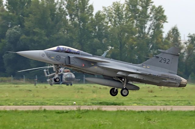 Saab JAS39 Gripen (SVF39292) - Photo taken on September 20, 2021 at NATO Days in Ostrava.