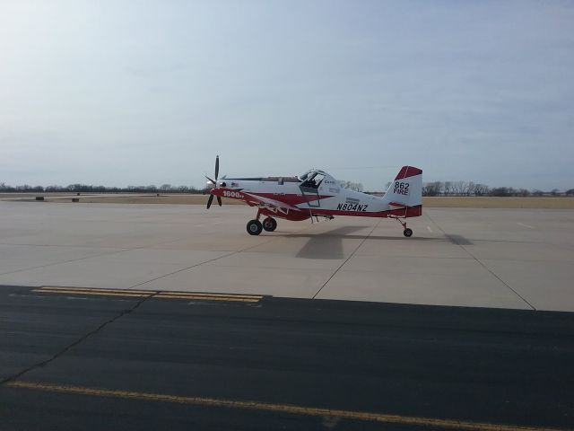 AIR TRACTOR Fire Boss (N804NZ) - Sitting on Ramp.