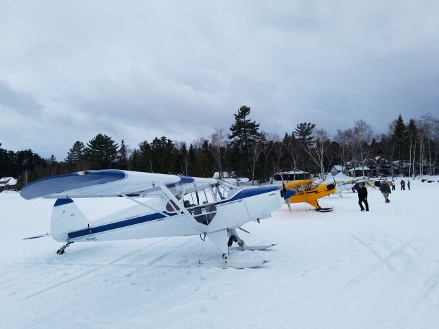 Piper PA-12 Super Cruiser (N61465) - At The Birches Resort on Moosehead Lake, Maine -- a great place to stay at any time of year.  