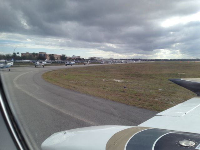 Cessna 340 (N200GC) - We were #3 and there were at least 15 ACFT behind us waiting to take-off from Runway 16 at Daytona