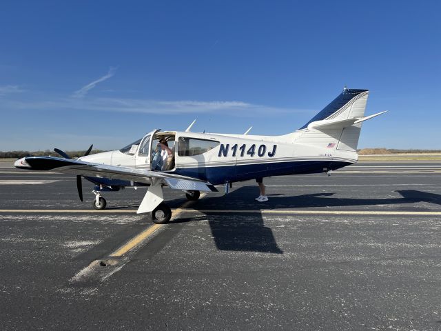 Rockwell Commander 114 (N1140J) - Prepping for an introductory flight