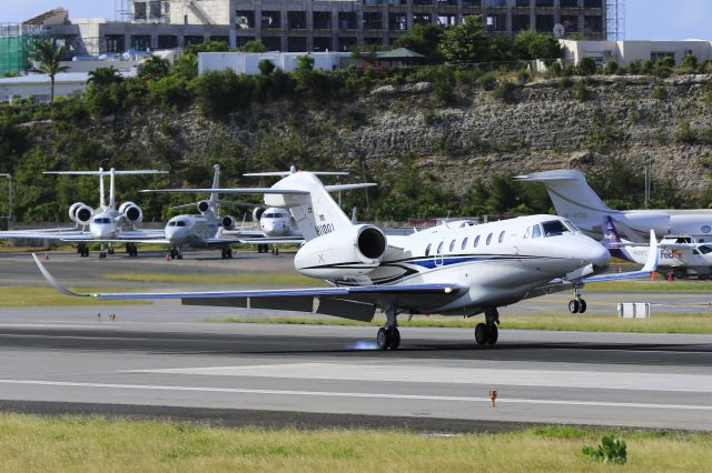 Cessna Citation X (HI1001) - HI1001 landing at TNCM St Maarten