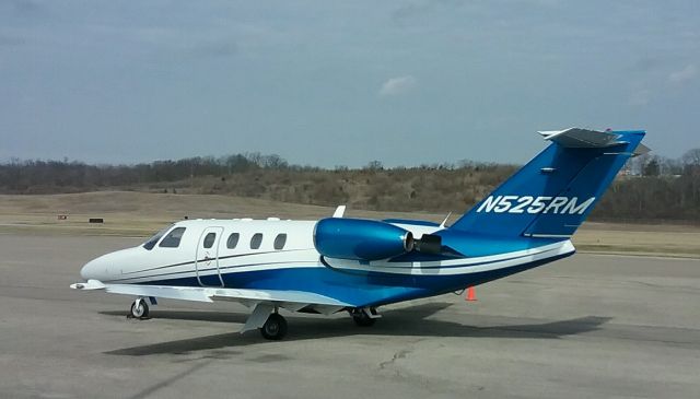 Cessna Citation CJ1 (N525RM) - Feb 2017 at Butler County Airport (Cincinnati)