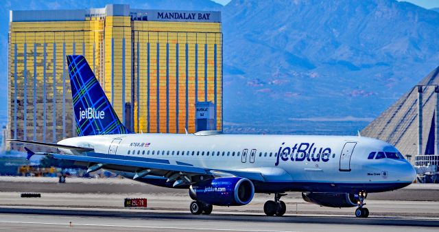 Airbus A320 (N768JB) - N768JB JetBlue Airways Airbus A320-232 s/n 3760 "Blue Crew" - Las Vegas - McCarran International Airport (LAS / KLAS)br /USA - Nevada March 24, 2017br /Photo: Tomás Del Coro