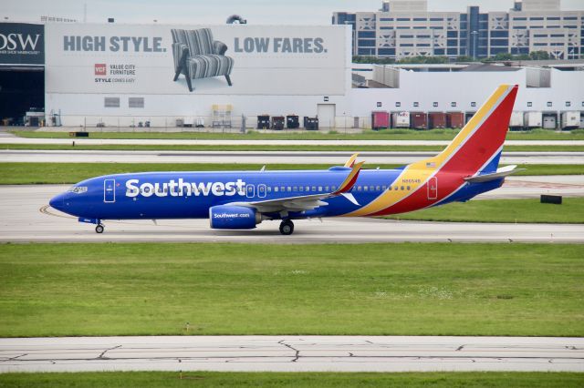 N8654B — - WN2629 from MDW (August 6th, 2022) 