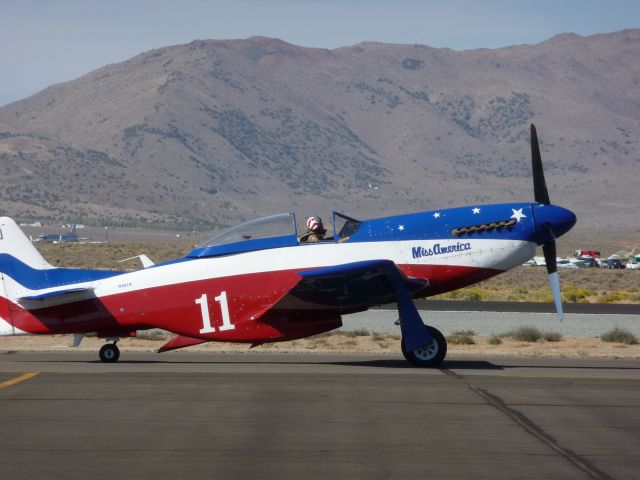 North American P-51 Mustang — - P51. Miss America. National Air Races Reno - September 2012.