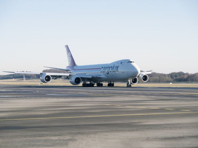 BOEING 747-8 (LX-VCL) - Capt. Ulrich Spielman on the controls... 4 DEC 2016.