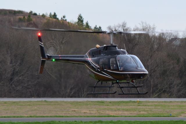 Bell JetRanger (N941SC) - VETA AIR LLC landing at KJQF - 3/14/20