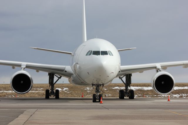 Airbus A330-300 (A7-HHM) - Parked at DIA/Signature.