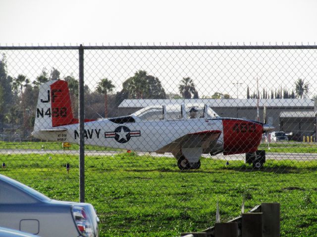 Beechcraft Mentor (N488JF) - Taxiing to RWY 24