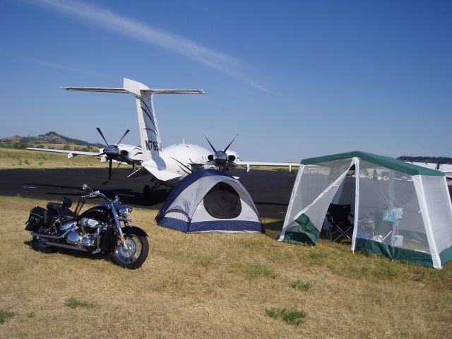 Piaggio P.180 Avanti (N174WA) - Camping with a Piaggio at Sturgis 