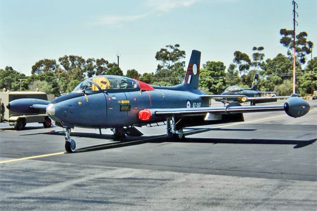 A7047 — - AUSTRALIA - AIR FORCE - COMMONWEALTH CA-30 (MB-326H) - REG : A7-047 (CN CA30/47) - EDINBURGH ADELAIDE SA. AUSTRALIA - YPED (7/11/1992)