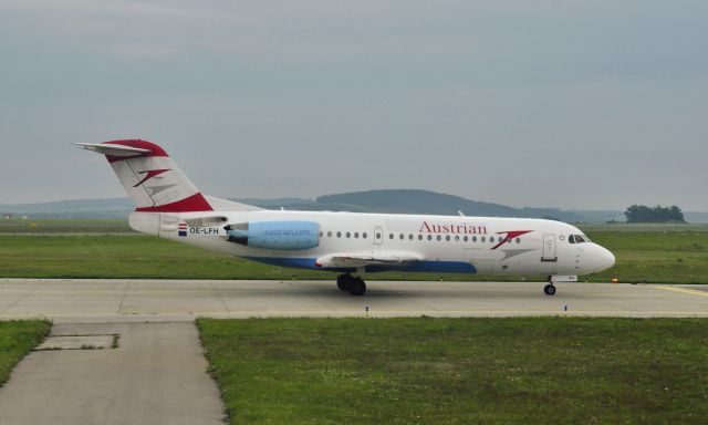 Fokker 70 (OE-LFH) - Austrian Airlines Fokker F70 OE-LFH in Vienna 