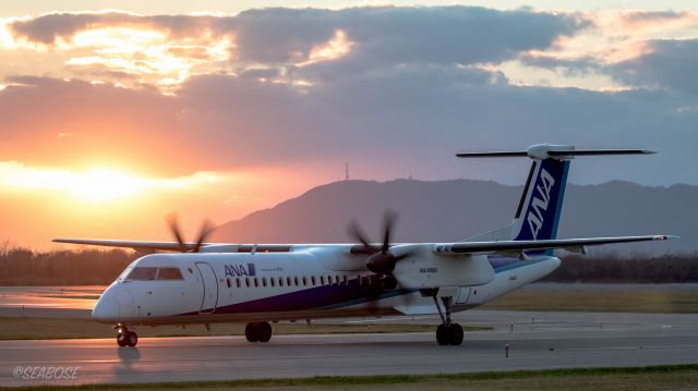 de Havilland Dash 8-400 (JA842A) - Bombardier DHC-8-402Q Dash 8br /November.01.2015 Hakodate Airport [HKD/RJCH] JAPAN