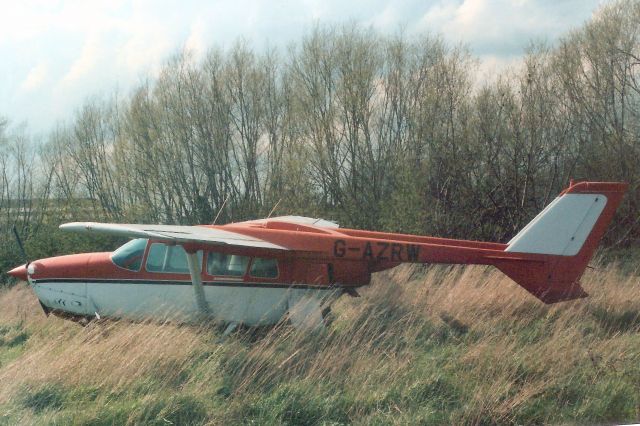 Cessna Super Skymaster (G-AZRW) - Seen here in Apr-89.br /br /Registration cancelled 3-Apr-89.