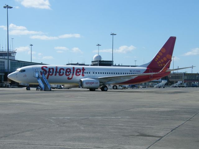 Boeing 737-800 (VT-SGG) - VT-SGG Boeing 737-8GJ CN 36368  OF SPICEJET on delivery through shannon routing boeing field gander shannon ankara delhi seen here in shannon 19-06-2010