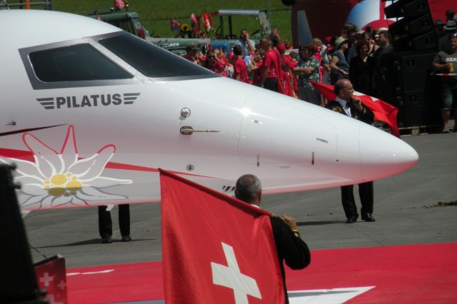 Pilatus PC-24 (HB-VXA) - PC-24 ROLLOUT - 1 AUGUST 2014