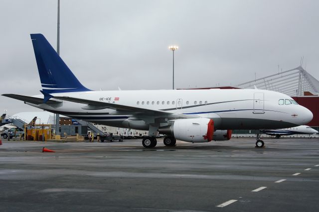 Airbus A318 (OE-ICE) - Private A318 at Logan Airport