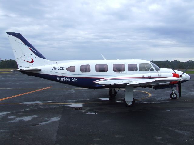 Piper Navajo (VH-LCE) - Piper PA31-350 VH-LCE at Burnie Wynyard Airport Tasmania on July 5, 2016.