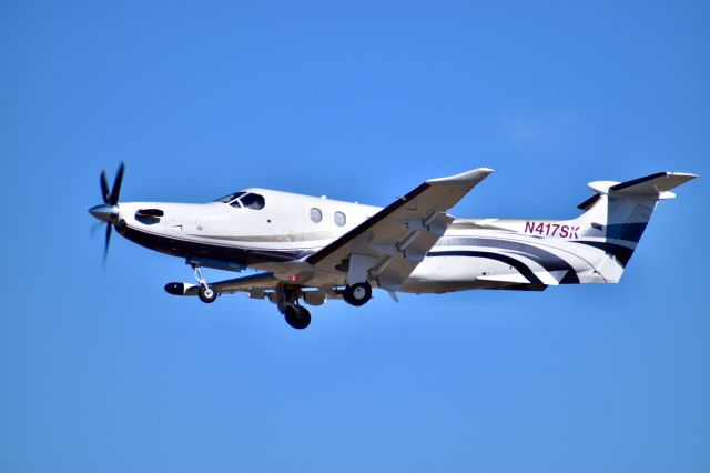 Pilatus PC-12 (N417SK) - N417SK lifts off of Runway 29 at Truckee Tahoe (KTRK) for its early afternoon flight to Monterey (KMRY) on Monday, February 17, 2020