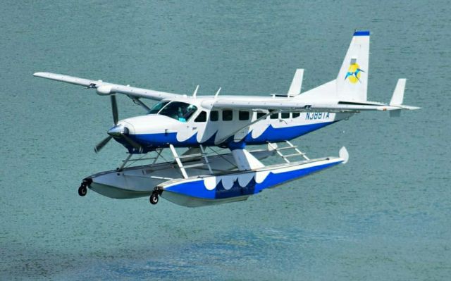 Cessna Caravan (N388TA) - Tropic Ocean Airways C208 landing in the Port of Miamibr /Taken February 2019