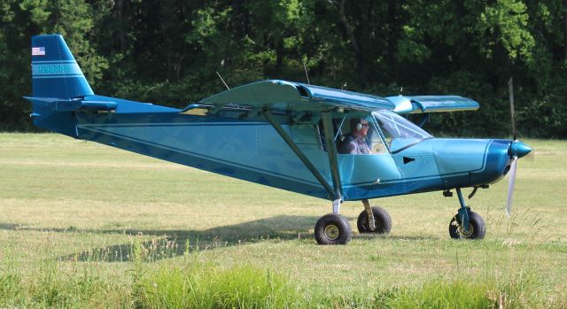 ZENAIR Stol (CH-701) (N987PD) - A Zenith CH-701 SP taxiing during the EAA 190 Breakfast Fly-In at Moontown Airport, Brownsboro, AL - May 21, 2022.