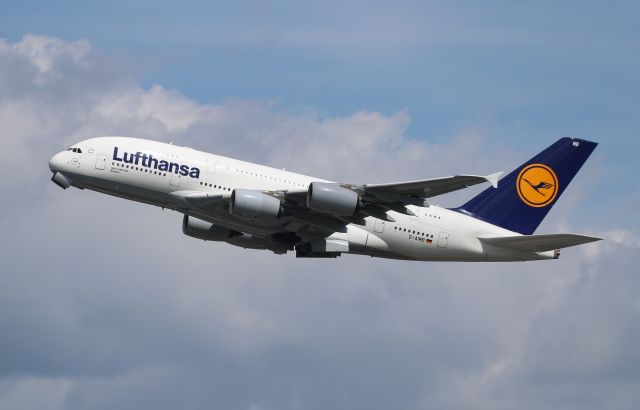 Airbus A380-800 (DAMB) - departure FRA