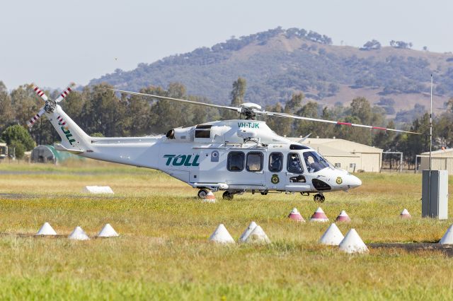 BELL-AGUSTA AB-139 (VH-TJK) - Helicorp (VH-TJK) Leonardo-Finmeccanica AW139 at Tumut Airport 