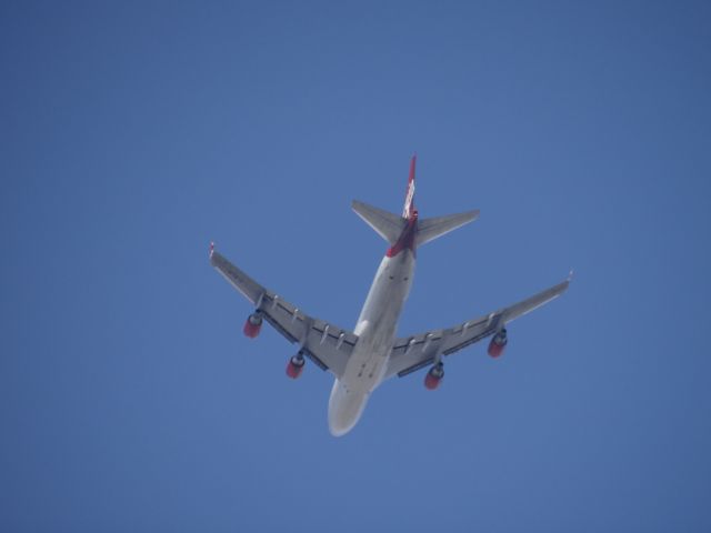 Boeing 747-200 — - Over Las Vegas