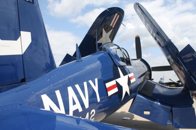 VOUGHT-SIKORSKY V-166 Corsair (AMU72378) - Tail view of a beauty.........