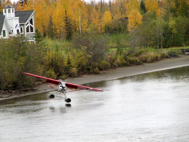 N1324A — - Cool takeoff from an Alaskan river