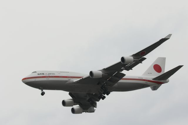 Boeing 747-400 (20-1102) - 13 April 2016: Japan Air-Force One.