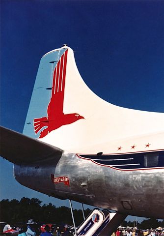 MARTIN 404 (N450A) - Tail of M-404 painted as Eastern Airlines at the EAA Fly In